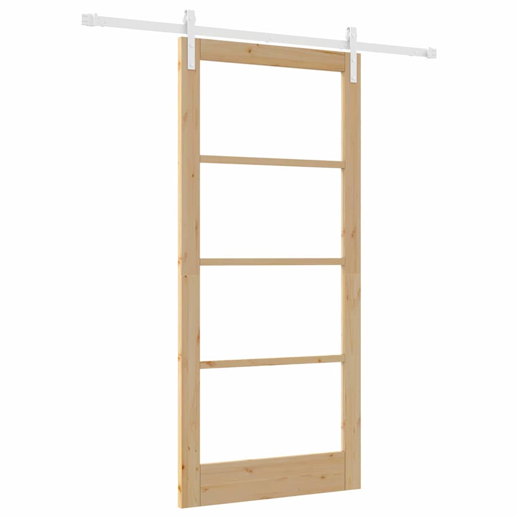 vidaXL Sliding Door ORKDAL Natural 93 x 202 cm