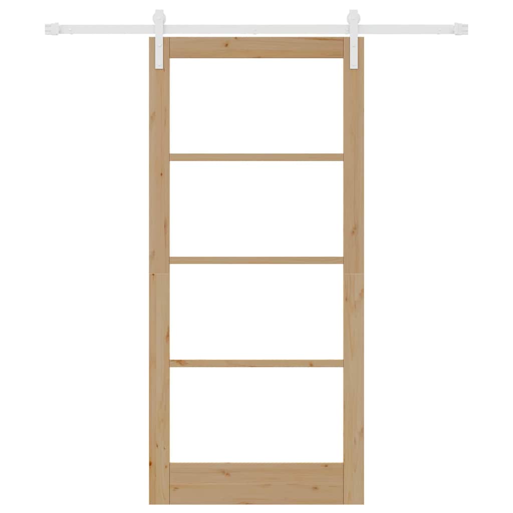 vidaXL Sliding Door ORKDAL Natural 93 x 202 cm