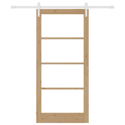 vidaXL Sliding Door ORKDAL Natural 93 x 202 cm