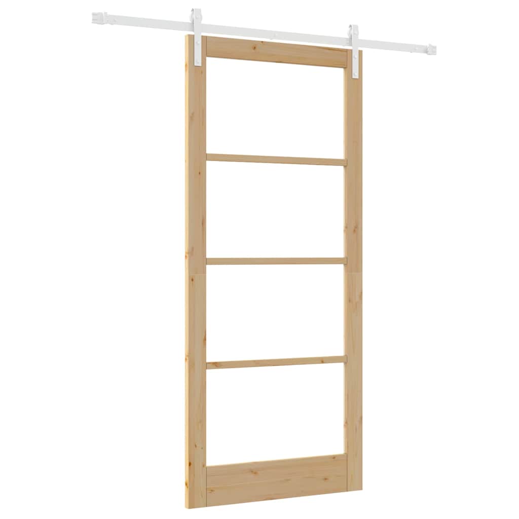 vidaXL Sliding Door ORKDAL Natural 93 x 211 cm