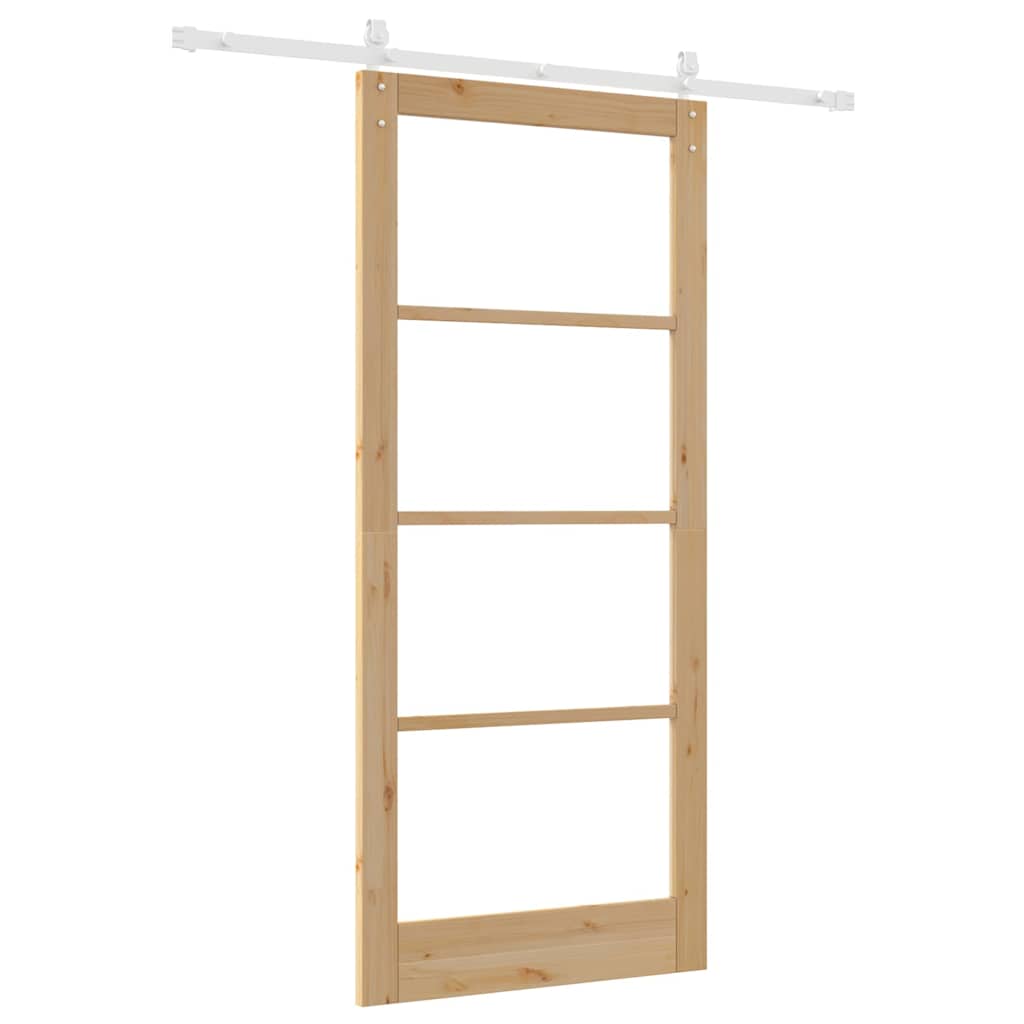 vidaXL Sliding Door ORKDAL Natural 93 x 211 cm