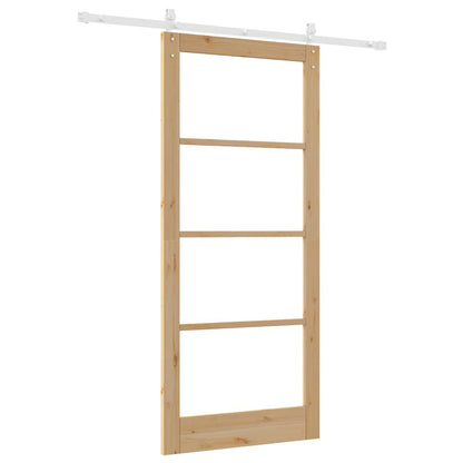 vidaXL Sliding Door ORKDAL Natural 93 x 211 cm