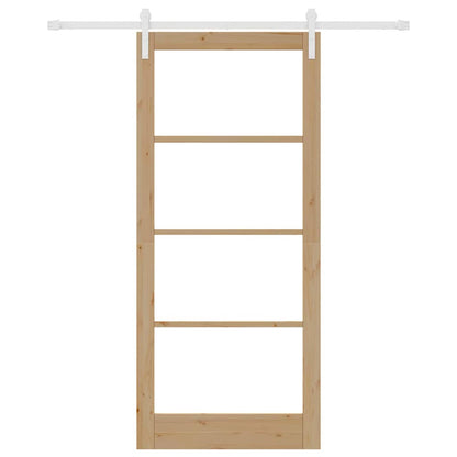 vidaXL Sliding Door ORKDAL Natural 93 x 211 cm