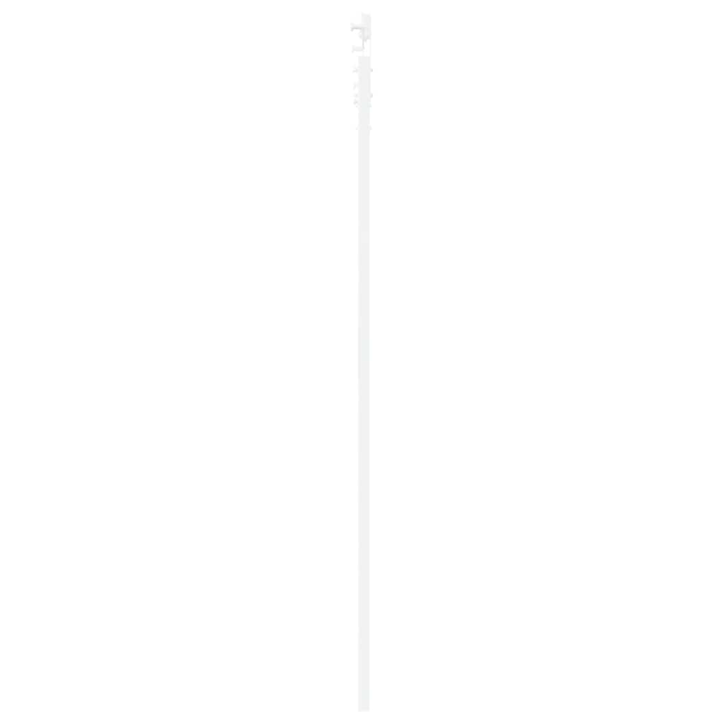 vidaXL Sliding Door ORKDAL White 93 x 211 cm Solid Pine Wood and Glass