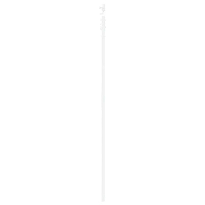 vidaXL Sliding Door ORKDAL White 93 x 211 cm Solid Pine Wood and Glass