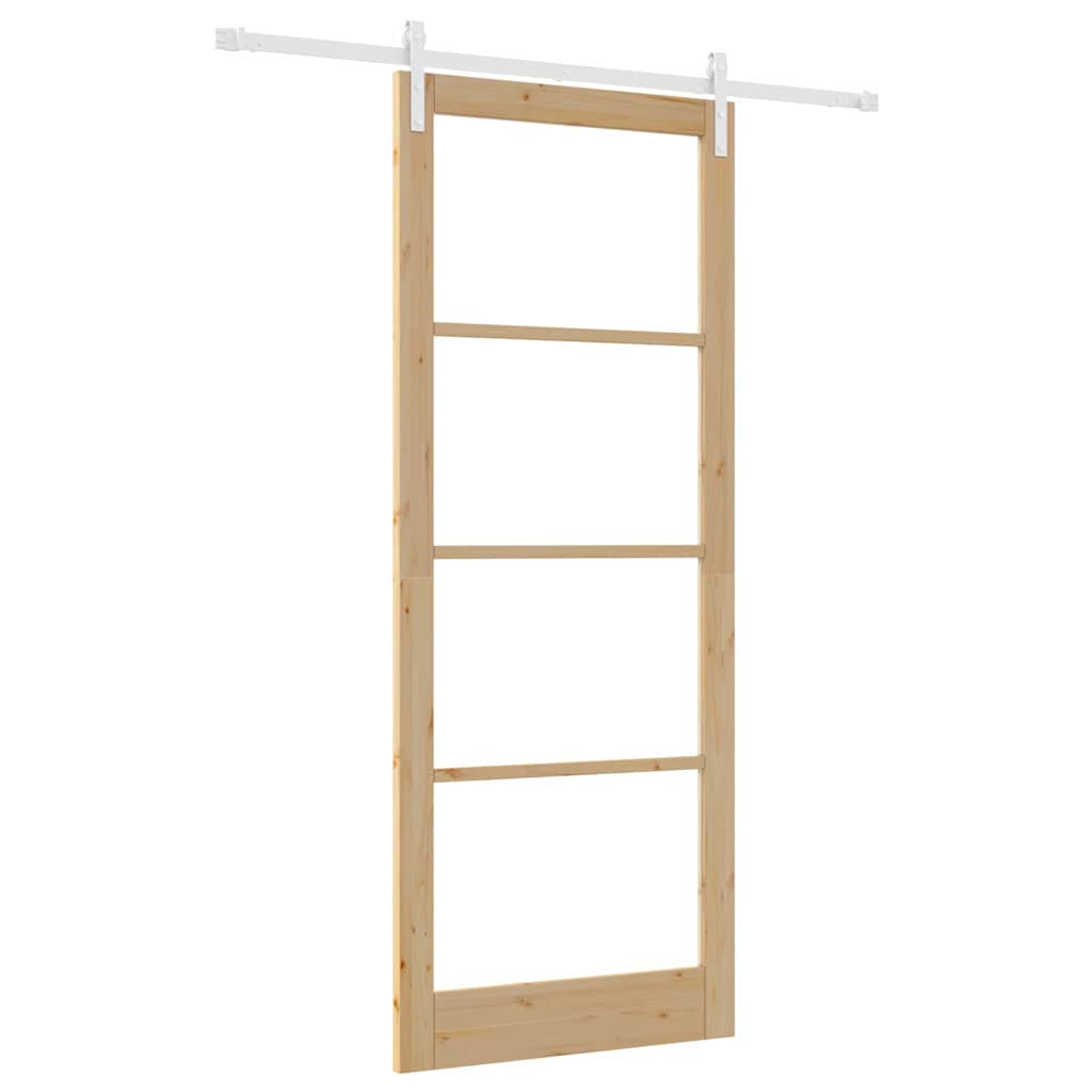 vidaXL Sliding Door ORKDAL Natural 93 x 232 cm
