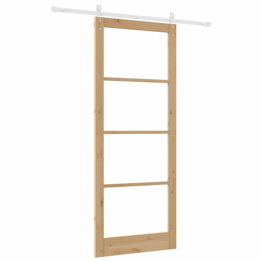 vidaXL Sliding Door ORKDAL Natural 93 x 232 cm