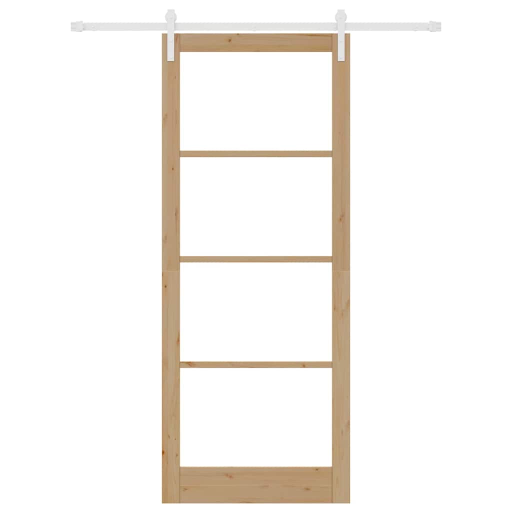 vidaXL Sliding Door ORKDAL Natural 93 x 232 cm