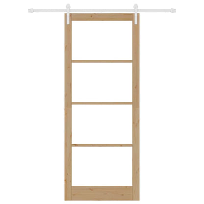 vidaXL Sliding Door ORKDAL Natural 93 x 232 cm