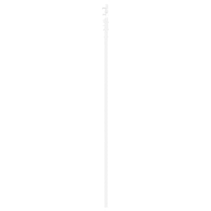 vidaXL Sliding Door ORKDAL White 83 x 211 cm Solid Pine Wood and Glass