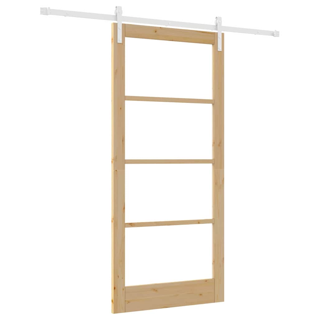 vidaXL Sliding Door ORKDAL Natural 93 x 202 cm