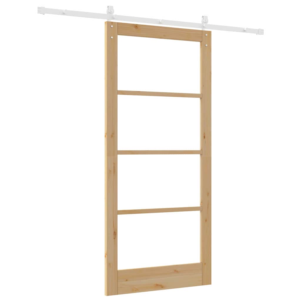 vidaXL Sliding Door ORKDAL Natural 93 x 202 cm