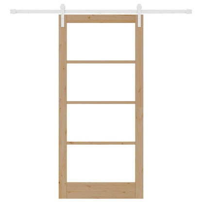 vidaXL Sliding Door ORKDAL Natural 93 x 202 cm