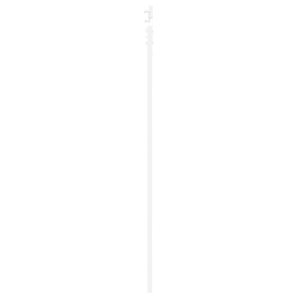 vidaXL Sliding Door ORKDAL White 93 x 202 cm Solid Pine Wood and Glass