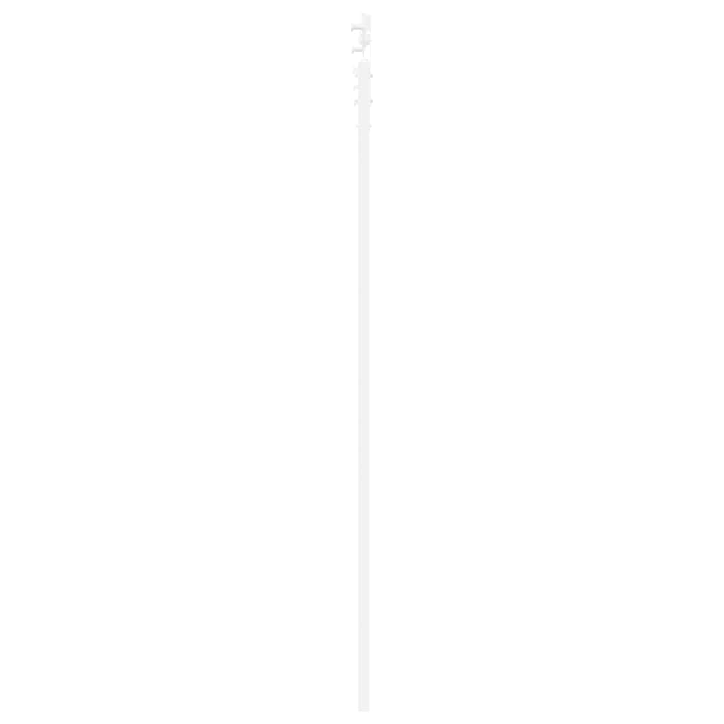 vidaXL Sliding Door ORKDAL White 93 x 211 cm Solid Pine Wood and Glass