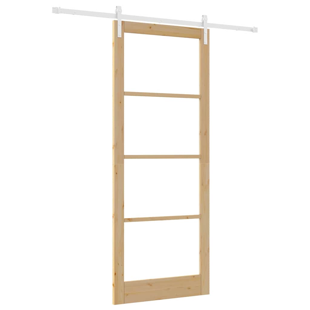 vidaXL Sliding Door ORKDAL Natural 93 x 232 cm