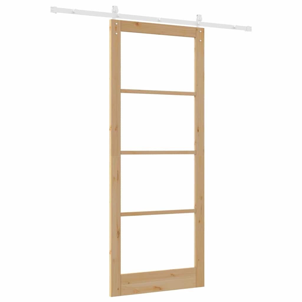 vidaXL Sliding Door ORKDAL Natural 93 x 232 cm