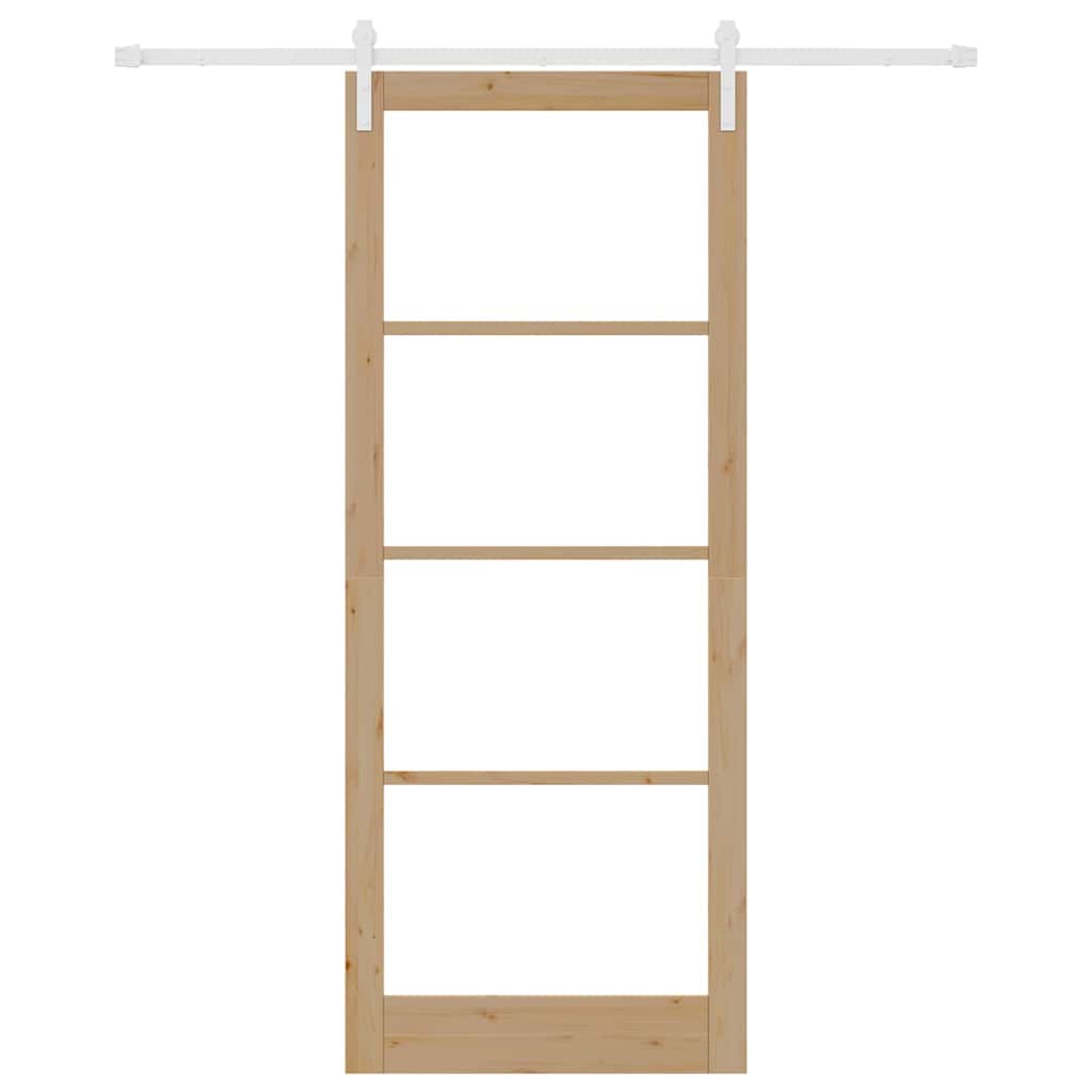 vidaXL Sliding Door ORKDAL Natural 93 x 232 cm