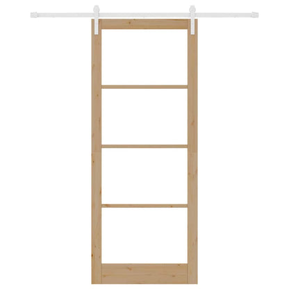 vidaXL Sliding Door ORKDAL Natural 93 x 232 cm