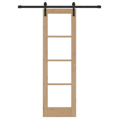 vidaXL Sliding Door ORKDAL Natural 61 x 198.5 cm