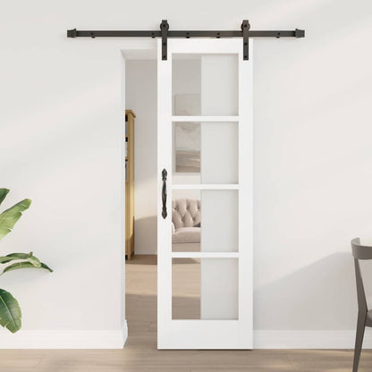 vidaXL Sliding Door ORKDAL White 61 x 198.5 cm