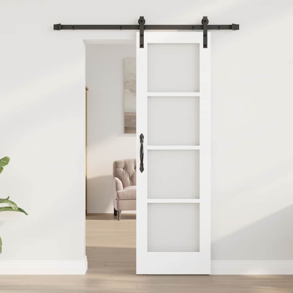 vidaXL Sliding Door ORKDAL White 61 x 198.5 cm