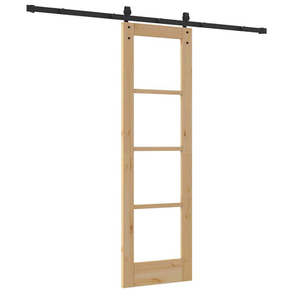 vidaXL Sliding Door ORKDAL Natural 61 x 198.5 cm