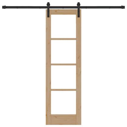 vidaXL Sliding Door ORKDAL Natural 61 x 198.5 cm