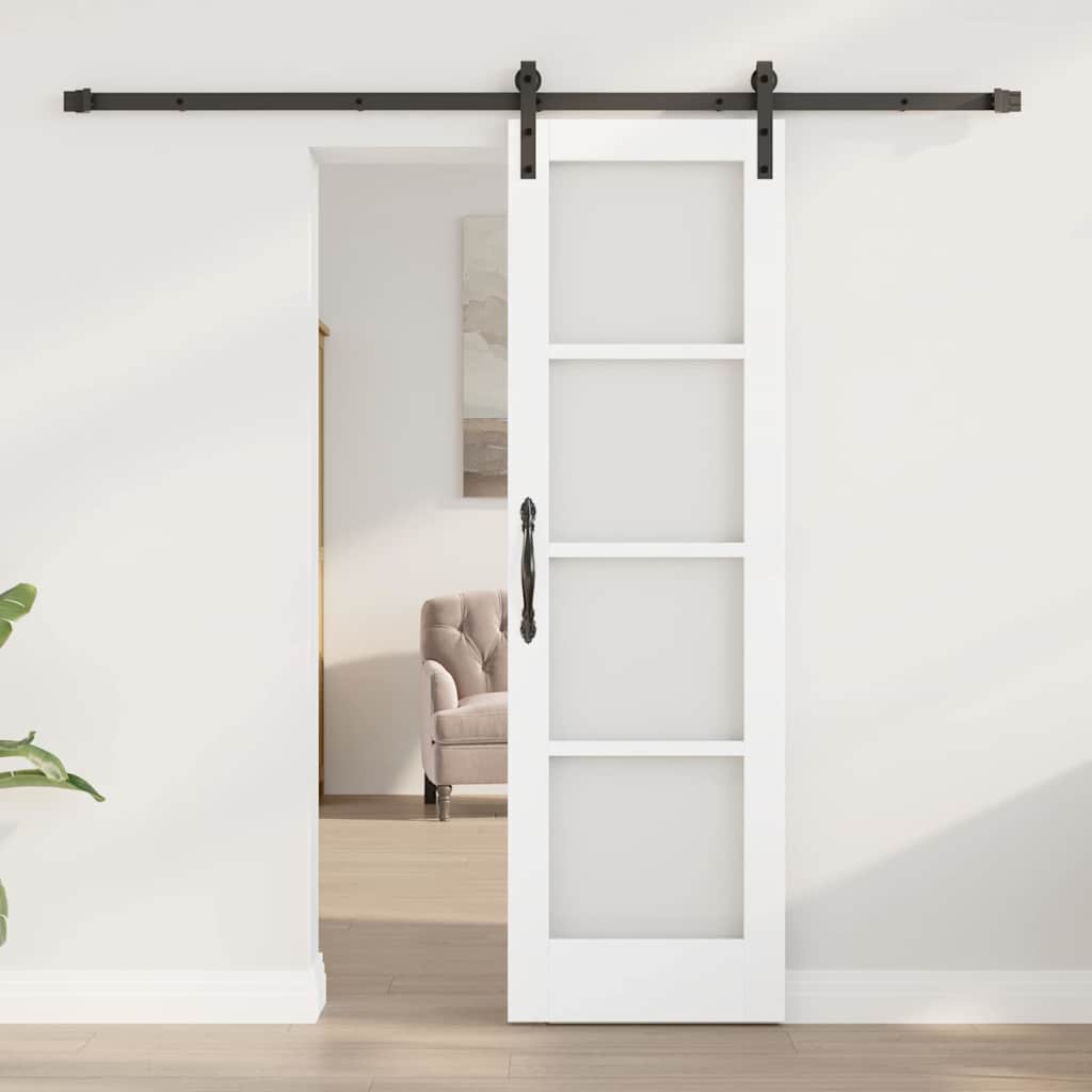 vidaXL Sliding Door ORKDAL White 61 x 198.5 cm