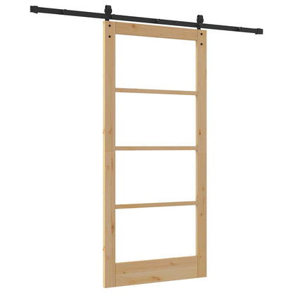 vidaXL Sliding Door ORKDAL Natural 93 x 202 cm