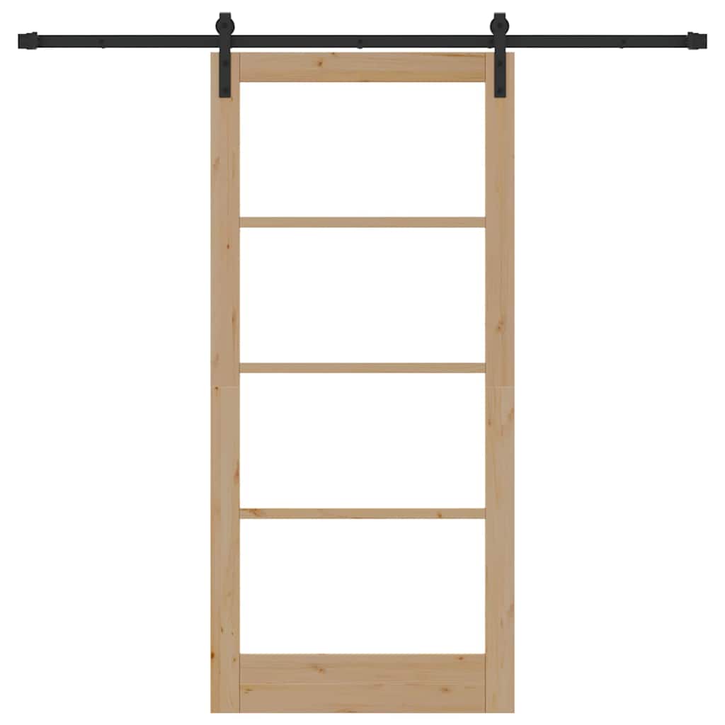 vidaXL Sliding Door ORKDAL Natural 93 x 202 cm