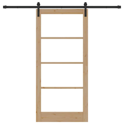vidaXL Sliding Door ORKDAL Natural 93 x 202 cm
