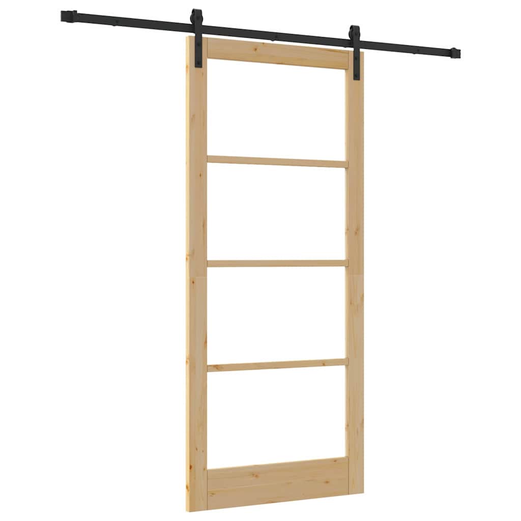 vidaXL Sliding Door ORKDAL Natural 93 x 211 cm