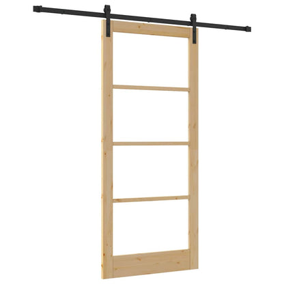 vidaXL Sliding Door ORKDAL Natural 93 x 211 cm