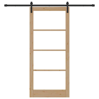 vidaXL Sliding Door ORKDAL Natural 93 x 211 cm