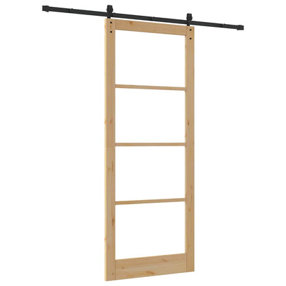 vidaXL Sliding Door Other ORKDAL Brown 93 x 232 cm
