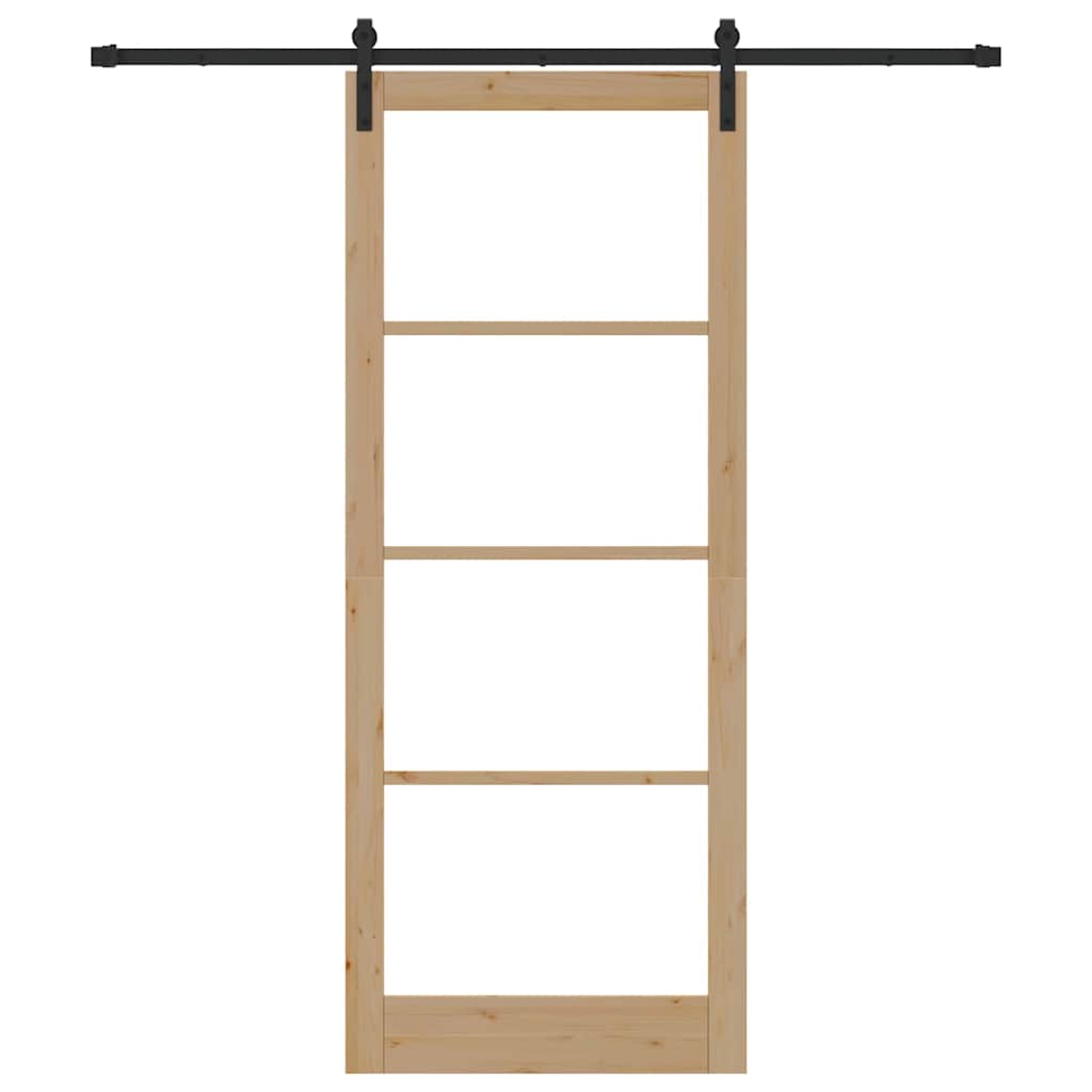 vidaXL Sliding Door Other ORKDAL Brown 93 x 232 cm