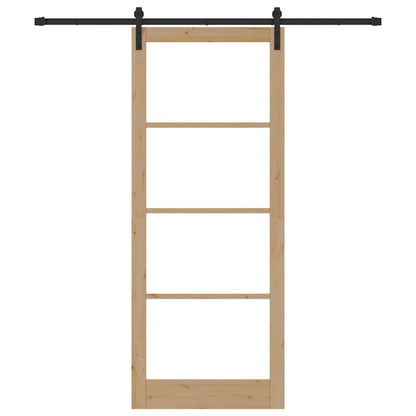 vidaXL Sliding Door Other ORKDAL Brown 93 x 232 cm