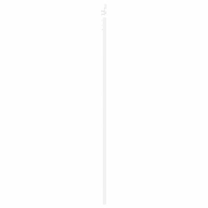 vidaXL Sliding Door ORKDAL White 83 x 211 cm Solid Pine Wood and Glass