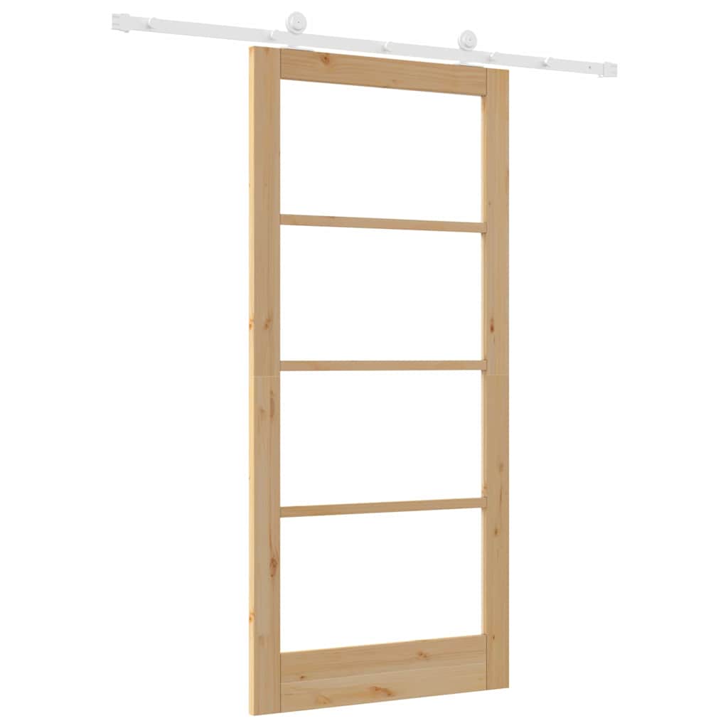 vidaXL Sliding Door ORKDAL Natural 93 x 202 cm