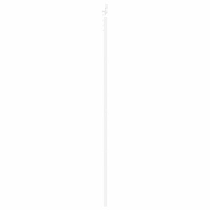 vidaXL Sliding Door ORKDAL White 93 x 202 cm Solid Pine Wood and Glass