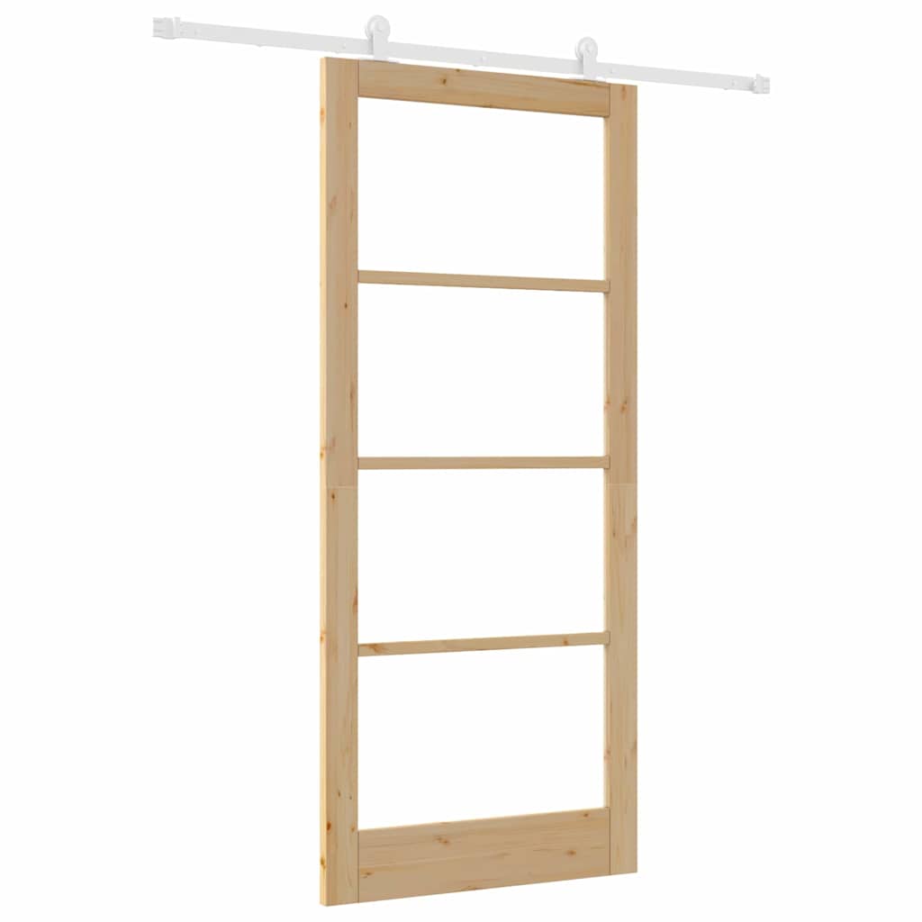 vidaXL Sliding Door ORKDAL Natural 93 x 211 cm