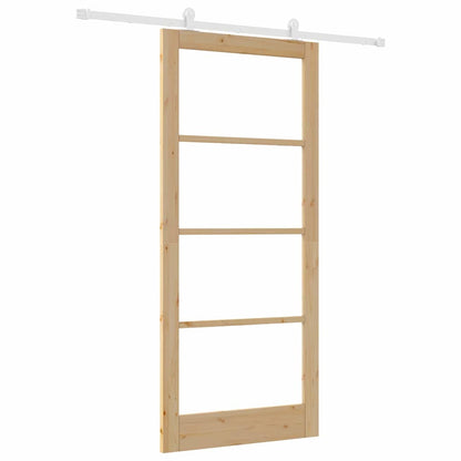vidaXL Sliding Door ORKDAL Natural 93 x 211 cm