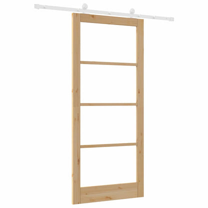 vidaXL Sliding Door ORKDAL Natural 93 x 211 cm