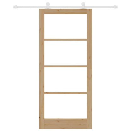vidaXL Sliding Door ORKDAL Natural 93 x 211 cm