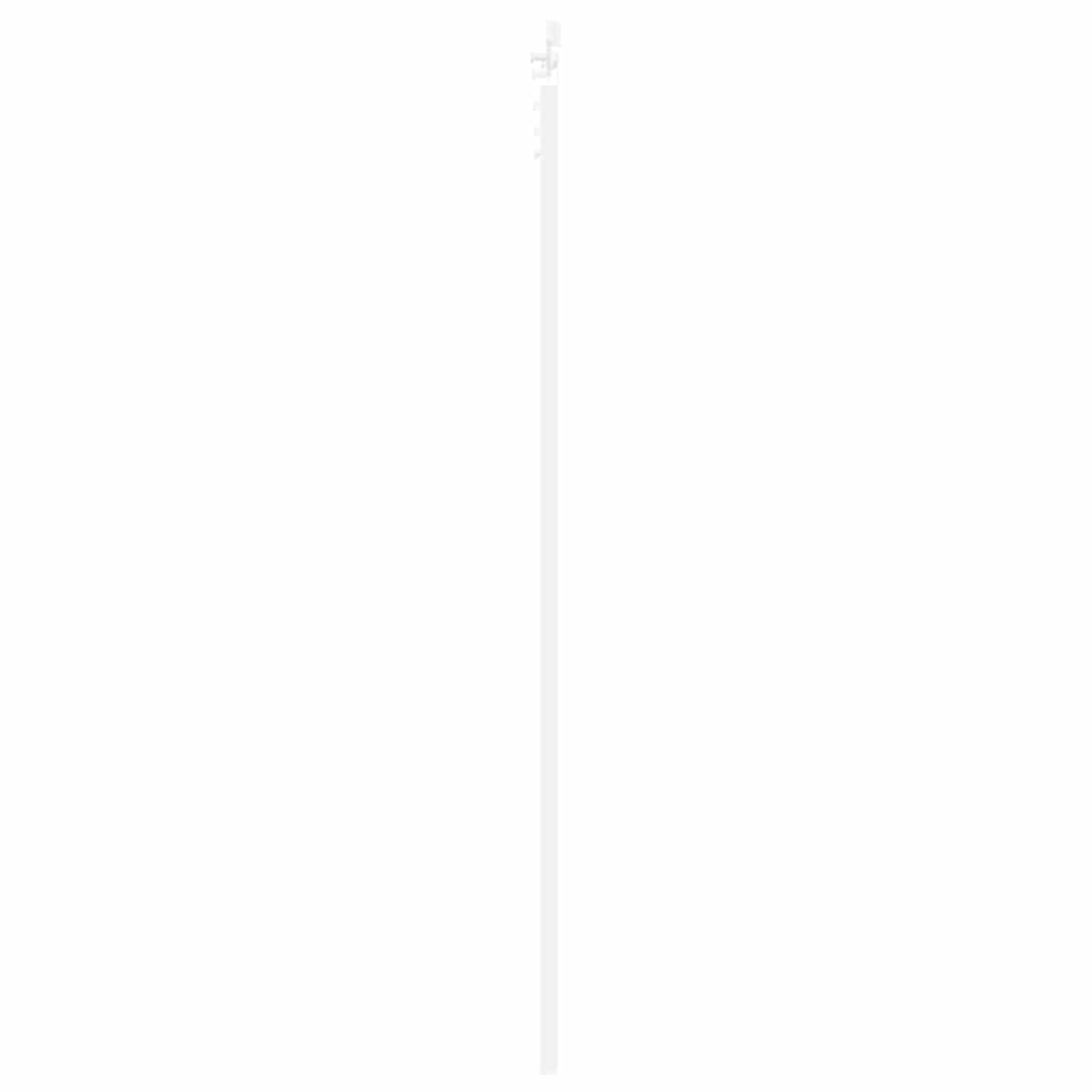 vidaXL Sliding Door ORKDAL White 93 x 211 cm Solid Pine Wood and Glass