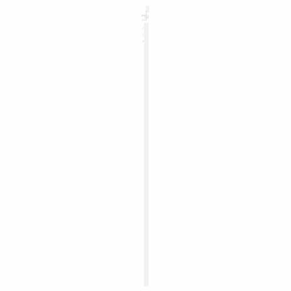 vidaXL Sliding Door ORKDAL White 93 x 211 cm Solid Pine Wood and Glass