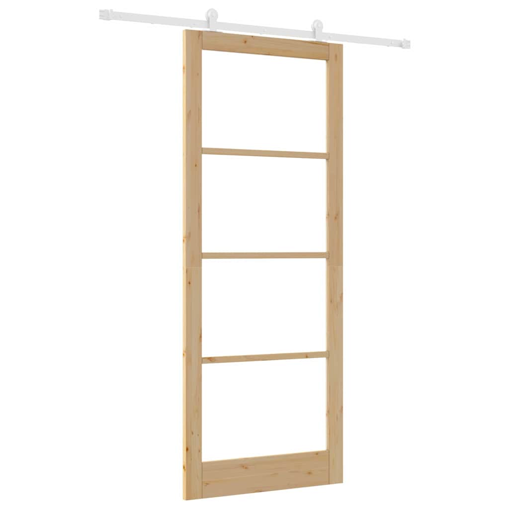 vidaXL Sliding Door ORKDAL Natural 93 x 232 cm