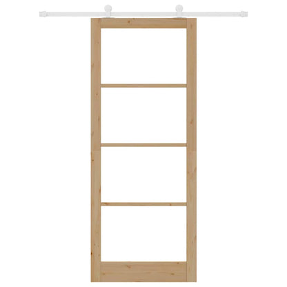 vidaXL Sliding Door ORKDAL Natural 93 x 232 cm