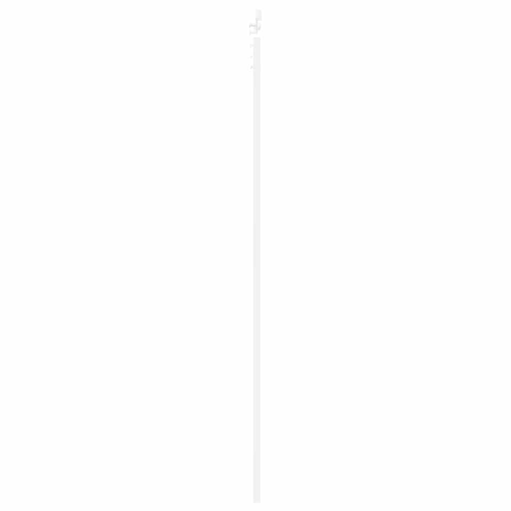 vidaXL Sliding Door ORKDAL White 93 x 232 cm Solid Pine Wood and Glass